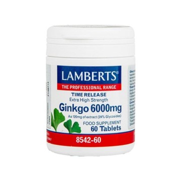 LAMBERTS GINGKO BILOBA EXTRACT 6000mg 60tabs LAMBERTS GINGKO BILOBA EXTRACT 6000mg 60tabs