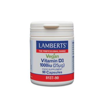 LAMBERTS VITAMIN D3 1000iu VEGAN 90caps