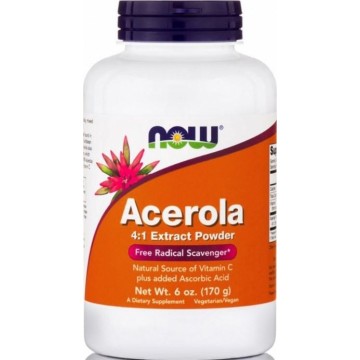 ACEROLA PURE POWDER (ΣΚΟΝΗ ΑΣΕΡΟΛΑΣ) NOW FOODS 170gr ΒΙΤΑΜΙΝΗ C ACEROLA PURE POWDER (ΣΚΟΝΗ ΑΣΕΡΟΛΑΣ) NOW FOODS 170gr ΒΙΤΑΜΙΝΗ C