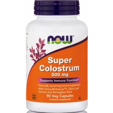 NOW FOODS SUPER COLOSTRUM (ΠΡΩΤΟΓΑΛΑ)  500mg 90vcaps