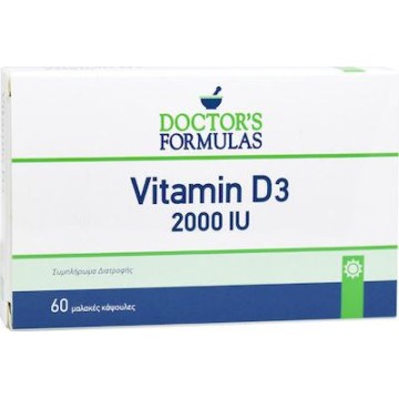  DOCTOR'S FORMULAS VITAMIN D3 2000IU 60softgels