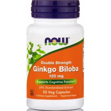 GINKGO BILOBA (ΕΚΧΥΛΙΣΜΑ ΓΚΙΝΓΚΟ ΜΠΙΛΟΜΠΑ) NOW FOODS 120mg 50vcaps ΜΝΗΜΗ GINKGO BILOBA (ΕΚΧΥΛΙΣΜΑ ΓΚΙΝΓΚΟ ΜΠΙΛΟΜΠΑ) NOW FOODS 120mg 50vcaps ΜΝΗΜΗ