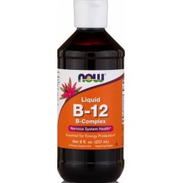 NOW FOODS VITAMIN B-12 COMPLEX LIQUID 8OZ. 228gr