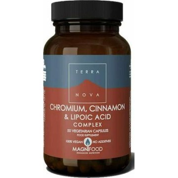 TERRA NOVA CHROMIUM CINNAMON & LIPOIC ACID COMPLEX 50caps