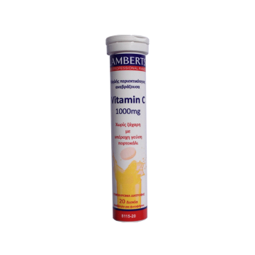 LAMBERTS  VITAMIN C 1000mg 20 Effervescent tabs LAMBERTS  VITAMIN C 1000mg 20 Effervescent tabs