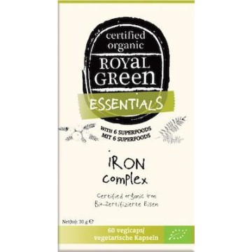 ROYAL GREEN IRON COMPLEX ORGANIC 60caps ROYAL GREEN IRON COMPLEX ORGANIC 60caps