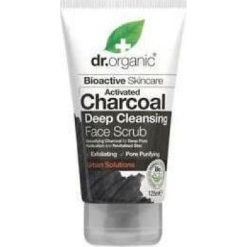 DR. ORGANIC ACTIVATED CHARCOAL FACE SCRUB 125ml