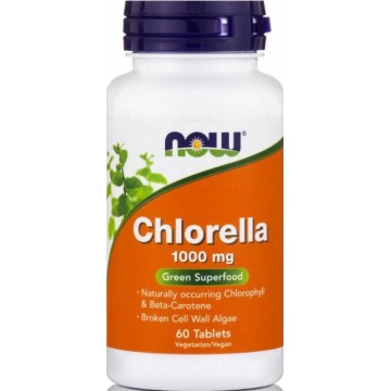 NOW FOODS CHLORELLA 1000mg Tabs NOW FOODS CHLORELLA 1000mg Tabs