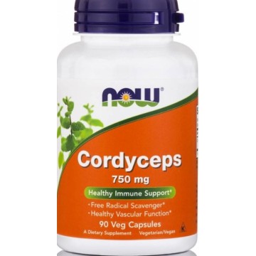CORDYCEPS Organic (ΚΟΡΝΤΙΣΕΠΣ ΣΕ ΚΑΨΟΥΛΕΣ) NOW FOODS 750mg 90vcaps ΠΝΕΥΜΟΝΙΚΗ ΙΝΩΣΗ CORDYCEPS Organic (ΚΟΡΝΤΙΣΕΠΣ ΣΕ ΚΑΨΟΥΛΕΣ) NOW FOODS 750mg 90vcaps ΠΝΕΥΜΟΝΙΚΗ ΙΝΩΣΗ