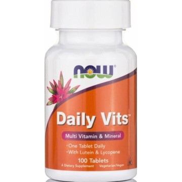 DAILY VITS MULTI (ΠΟΛΥΒΙΤΑΜΙΝΟΥΧΑ ΦΟΡΜΟΥΛΑ) NOW FOODS 100tabs ΦΟΡΜΟΥΛΕΣ DAILY VITS MULTI (ΠΟΛΥΒΙΤΑΜΙΝΟΥΧΑ ΦΟΡΜΟΥΛΑ) NOW FOODS 100tabs ΦΟΡΜΟΥΛΕΣ