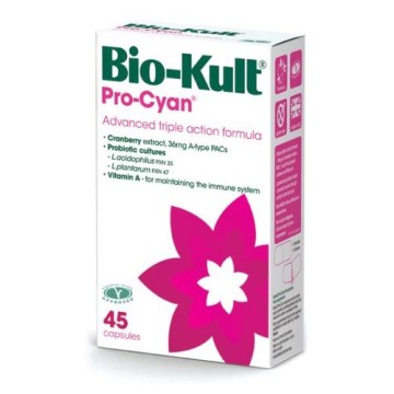 BIO-KULT PRO-CYAN (ΓΙΑ ΤΗΝ  ΔΙΑΤΗΡΗΣΗ ΤΗΣ ΚΑΛΗΣ ΥΓΕΙΑΣ ΤΟΥ ΟΥΡΟΠΟΙΗΤΙΚΟΥ) 15caps ΠΡΟΒΙΟΤΙΚΑ