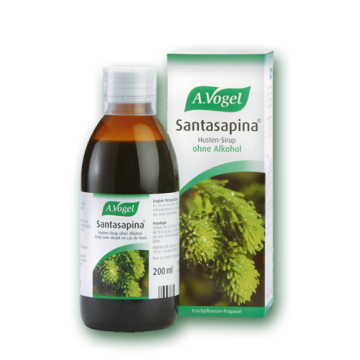 SANTASAPINA SIRUP without alc. (ΣΙΡΟΠΙ ΑΠΟ ΦΡΕΣΚΟΥΣ ΒΛΑΣΤΟΥΣ ΑΓΡΙΟ ΕΛΑΤΟ ΧΩΡΙΣ ΑΛΚΟΟΛ) A. VOGEL 200ml ΒΗΧΑΣ