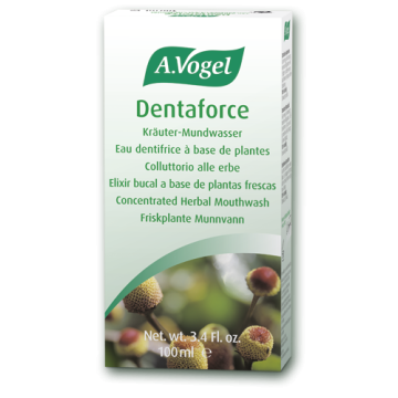 DENTAFORCE MOUTHWASH (ΦΥΤΙΚΟ ΣΤΟΜΑΤΙΚΟ ΔΙΑΛΥΜΑ ΧΩΡΙΣ PARABENS) A. VOGEL 100ml A.VOGEL
