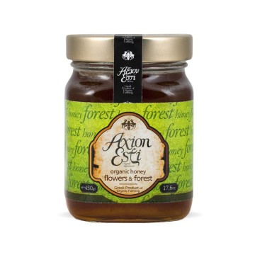 ΜΕΛΙ ΑΝΘΕΩΝ & ΔΑΣΟΥΣ ΒΙΟΛΟΓΙΚΟ (ORGANIC HONEY FLOWERS & FOREST) ΑΞΙΟΝ ΕΣΤΙ 450gr ΑΞΙΟΝ ΕΣΤΙ
