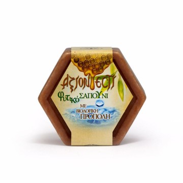 ΣΑΠΟΥΝΙ ΜΕ ΠΡΟΠΟΛΗ ΦΥΤΙΚΟ (HERBAL SOAP WITH PROPOLIS) ΑΞΙΟΝ ΕΣΤΙ 100gr ΑΞΙΟΝ ΕΣΤΙ