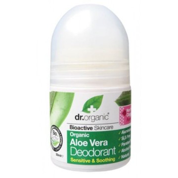 ALOE VERA DEODORANT (ΑΠΟΣΜΗΤΙΚΟ ΜΕ ΒΙΟΛΟΓΙΚΗ ΑΛΟΗ ΒΕΡΑ ΣΕ ΜΟΡΦΗ ROLL-ON) DR. ORGANIC 50ml ΒΙΟΛΟΓΙΚΗ ΑΛΟΗ ΒΕΡΑ: ΤΟ ΘΑΥΜΑΤΟΥΡΓΟ ΦΥΤΟ ΤΗΣ ΦΥΣΗΣ