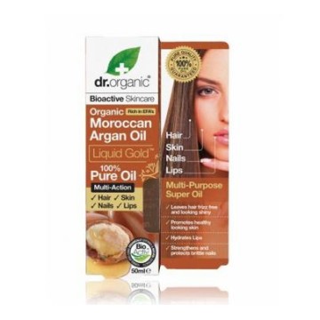 DR. ORGANIC ARGAN OIL LIQUID GOLD 100% PURE OIL 50ml