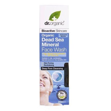 DEAD SEA MINERALS FACE WASH (ΠΡΟΪΟΝ ΚΑΘΑΡΙΣΜΟΥ ΓΙΑ ΤΟ ΠΡΟΣΩΠΟ ΜΕ ΒΙΟΛΟΓΙΚΑ ΜΕΤΑΛΛΙΚΑ ΣΤΟΙΧΕΙΑ ΑΠΟ ΤΗ ΝΕΚΡΑ ΘΑΛΑΣΣΑ) DR. ORGANIC 200ml ΒΙΟΛΟΓΙΚΑ ΜΕΤΑΛΛΙΚΑ ΣΤΟΙΧΕΙΑ ΑΠΟ ΤΗ ΝΕΚΡΑ ΘΑΛΑΣΣΑ: ΤΟ ΝΕΡΟ ΤΗΣ ΥΓΕΙΑΣ