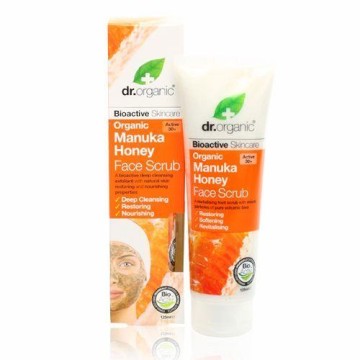MANUKA HONEY FACE SCRUB (ΚΡΕΜΑ ΑΠΟΛΕΠΙΣΗΣ ΠΡΟΣΩΠΟΥ ΜΕ ΒΙΟΛΟΓΙΚΟ ΜΕΛΙ ΜΑΝΟΥΚΑ) DR. ORGANIC 125ml ΒΙΟΛΟΓΙΚΟ ΜΕΛΙ ΜΑΝΟΥΚΑ: ΤΟ ΘΕΡΑΠΕΥΤΙΚΟ ΜΕΛΙ