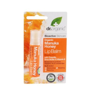 MANUKA HONEY LIP BALM (ΓΙΑ ΤΑ ΧΕΙΛΗ ΜΕ ΒΙΟΛΟΓΙΚΟ ΜΕΛΙ ΜΑΝΟΥΚΑ) DR. ORGANIC 5.7ml ΒΙΟΛΟΓΙΚΟ ΜΕΛΙ ΜΑΝΟΥΚΑ: ΤΟ ΘΕΡΑΠΕΥΤΙΚΟ ΜΕΛΙ