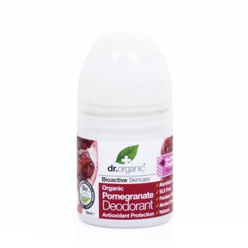 POMEGRANATE DEODORANT (ΑΠΟΣΜΗΤΙΚΟ ΜΕ ΒΙΟΛΟΓΙΚΟ ΡΟΔΙ) DR. ORGANIC 50ml