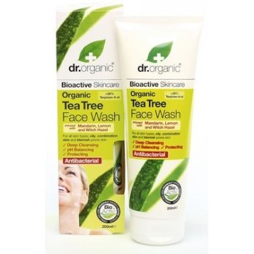 TEA TREE ORGANIC FACE WASH (ΥΓΡΟ ΚΑΘΑΡΙΣΜΟΥ ΠΡΟΣΩΠΟΥ ΜΕ ΒΙΟΛΟΓΙΚΟ ΤΕΪΟΔΕΝΤΡΟ) DR. ORGANIC 200ml ΒΙΟΛΟΓΙΚΟ TEA TREE: ΤΟ ΑΝΤΙΣΗΠΤΙΚΟ ΤΗΣ ΦΥΣΗΣ