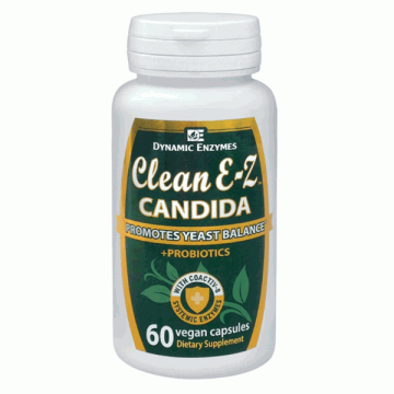 CLEAN E-Z CANDIDA (ΓΙΑ ΠΕΡΙΟΡΙΣΜΟ ΤΩΝ ΜΥΚΗΤΩΝ) DYNAMIC ENZYMES 60caps DYNAMIC ENZYMES