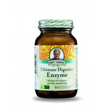 FLORA ULTIMATE DIGESTIVE ENZYME  (ΠΕΠΤΙΚΑ ΕΝΖΥΜΑ) UDO'S CHOICE 60caps
