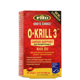 O-KRILL 3 FLORA (ΕΛΑΙΟ KRILL) UDO'S CHOICE 60caps ΧΟΛΗΣΤΕΡΙΝΗ - ΛΙΠΙΔΙΑ