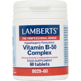 LAMBERTS VITAMIN B-50 COMPLEX (ΣΥΜΠΛΕΓΜΑ ΒΙΤΑΜΙΝΩΝ Β)  60tabs