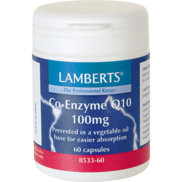 Co-ENZYME Q-10 (ΣΥΝΕΝΖΥΜΟ Q-10) LAMBERTS 100mg 30caps 