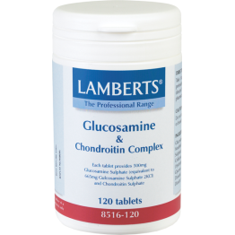 LAMBERTS GLUCOSAMINE & CHONDROITIN COMPLEX (ΘΕΙΙΚΗ ΓΛΥΚΟΖΑΜΙΝΗ & ΘΕΙΙΚΗ ΧΟΝΔΡΟΪΤΙΝΗ) 120tabs ΑΡΘΡΙΤΙΔΑ - ΟΣΤΕΟΑΡΘΡΙΤΙΔΑ