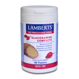 GLUCOSAMINE COMPLETE (ΕΝΙΣΧΥΜΕΝΟΣ ΣΥΝΔΥΑΣΜΟΣ ΓΛΥΚΟΖΑΜΙΝΗΣ & ΧΟΝΔΡΟΪΤΙΝΗΣ)  LAMBERTS 120tabs ΑΡΘΡΙΤΙΔΑ - ΟΣΤΕΟΑΡΘΡΙΤΙΔΑ