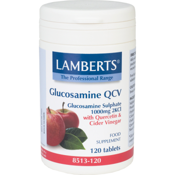 GLUCOSAMINE QCV (ΘΕΙΙΚΗ ΓΛΥΚΟΖΑΜΙΝΗ ΜΕ ΜΗΛΟΞΥΔΟ & ΚΟΥΕΡΣΕΤΙΝΗ) LAMBERTS 120tabs ΑΡΘΡΙΤΙΔΑ - ΟΣΤΕΟΑΡΘΡΙΤΙΔΑ GLUCOSAMINE QCV (ΘΕΙΙΚΗ ΓΛΥΚΟΖΑΜΙΝΗ ΜΕ ΜΗΛΟΞΥΔΟ & ΚΟΥΕΡΣΕΤΙΝΗ) LAMBERTS 120tabs ΑΡΘΡΙΤΙΔΑ - ΟΣΤΕΟΑΡΘΡΙΤΙΔΑ