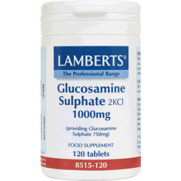 GLUCOSAMINE SULPHATE (ΘΕΙΙΚΗ ΓΛΥΚΟΖΑΜΙΝΗ) LAMBERTS 750mg 120tabs ΑΡΘΡΙΤΙΔΑ - ΟΣΤΕΟΑΡΘΡΙΤΙΔΑ