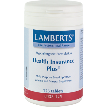 HEALTH INSURANCE PLUS (ΠΟΛΥΒΙΤΑΜΙΝΗ) LAMBERTS 125tabs LAMBERTS HEALTH INSURANCE PLUS (ΠΟΛΥΒΙΤΑΜΙΝΗ) LAMBERTS 125tabs LAMBERTS