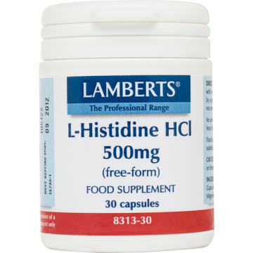 L-HISTIDINE (ΙΣΤΙΔΙΝΗ) LAMBERTS 500mg 30caps ΑΜΙΝΟΞΕΑ L-HISTIDINE (ΙΣΤΙΔΙΝΗ) LAMBERTS 500mg 30caps ΑΜΙΝΟΞΕΑ