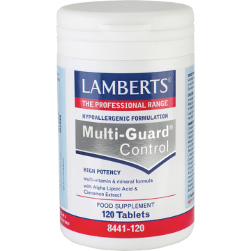 MULTI GUARD CONTROL (ΠΟΛΥΒΙΤΑΜΙΝΟΥΧΑ ΦΟΡΜΟΥΛΑ) LAMBERTS 30tabs ΡΥΘΜΙΣΗ ΣΑΚΧΑΡΟΥ MULTI GUARD CONTROL (ΠΟΛΥΒΙΤΑΜΙΝΟΥΧΑ ΦΟΡΜΟΥΛΑ) LAMBERTS 30tabs ΡΥΘΜΙΣΗ ΣΑΚΧΑΡΟΥ