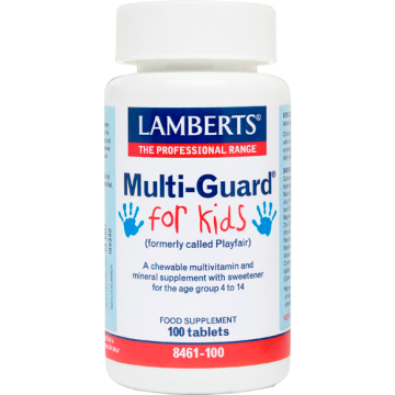 MULTI GUARD FOR KIDS (PLAYFAIR) - (ΠΟΛΥΒΙΤΑΜΙΝΗ ΓΙΑ ΠΑΙΔΙΑ) LAMBERTS 100tabs ΣΥΜΠΛΗΡΩΜΑΤΑ MULTI GUARD FOR KIDS (PLAYFAIR) - (ΠΟΛΥΒΙΤΑΜΙΝΗ ΓΙΑ ΠΑΙΔΙΑ) LAMBERTS 100tabs ΣΥΜΠΛΗΡΩΜΑΤΑ