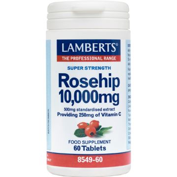 ROSEHIP (ΤΙΤΛΟΔΟΤΗΜΕΝΟ ΕΚΧΥΛΙΣΜΑ ΚΑΡΠΩΝ ΑΓΡΙΟΤΡΙΑΝΤΑΦΥΛΛΙΑΣ) LAMBERTS 10.000mg 60tabs ΒΙΤΑΜΙΝΗ C ROSEHIP (ΤΙΤΛΟΔΟΤΗΜΕΝΟ ΕΚΧΥΛΙΣΜΑ ΚΑΡΠΩΝ ΑΓΡΙΟΤΡΙΑΝΤΑΦΥΛΛΙΑΣ) LAMBERTS 10.000mg 60tabs ΒΙΤΑΜΙΝΗ C