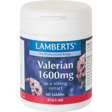 LAMBERTS VALERIAN (ΤΙΤΛΟΔΟΤΗΜΕΝΟ ΕΚΧΥΛΙΣΜΑ ΒΑΛΕΡΙΑΝΑΣ)  1600mg 60tabs