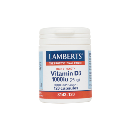 VITAMIN D (ΒΙΤΑΜΙΝΗ D) LAMBERTS 1000IU 120tabs ΒΙΤΑΜΙΝΗ Α & D