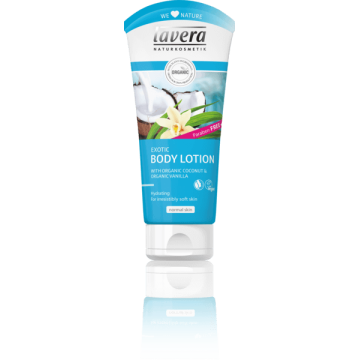 EXOTIC BODY LOTION (ΚΡΕΜΑ ΣΩΜΑΤΟΣ ΜΕ ΒΙΟΛΟΓΙΚΗ ΒΑΝΙΛΙΑ ΚΑΙ ΚΑΡΥΔΑ) LAVERA 200ml LAVERA NATURKOSMETIK