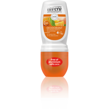 ORANGE & SEA BUCKTHORN DEODORANT ROLL-ON (ΑΠΟΣΜΗΤΙΚΟ ROLL-ON ΜΕ ΒΙΟΛΟΓΙΚΟ ΠΟΡΤΟΚΑΛΙ & ΙΠΠΟΦΑΕΣ) LAVERA 50ml LAVERA NATURKOSMETIK