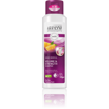 VOLUME & STRENGTH SHAMPOO (ΣΑΜΠΟΥΑΝ ΓΙΑ ΔΥΝΑΜΗ & ΟΓΚΟ) LAVERA 250ml LAVERA NATURKOSMETIK
