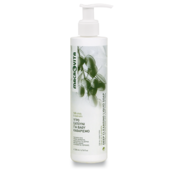 DEEP CLEANSING LIQUID SOAP (ΥΓΡΟ ΣΑΠΟΥΝΙ ΓΙΑ ΒΑΘΥ ΚΑΘΑΡΙΣΜΟ) MACROVITA 200ml MACROVITA