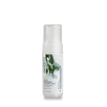 FACE CLEANSING FOAM 3 IN 1 (ΑΦΡΟΣ ΚΑΘΑΡΙΣΜΟΥ ΠΡΟΣΩΠΟΥ) MACROVITA 150ml MACROVITA