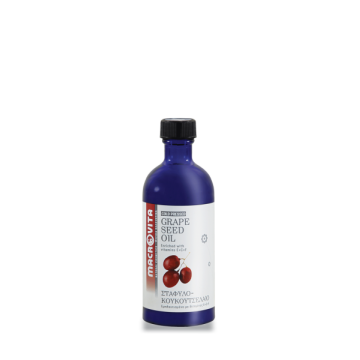 GRAPE SEED OIL (ΣΤΑΦΥΛΟ-ΚΟΥΚΟΥΤΣΕΛΑΙΟ ΨΥΧΡΗΣ ΠΙΕΣΗΣ) MACROVITA 100ml ΛΑΔΙΑ ΒΑΣΕΙΣ