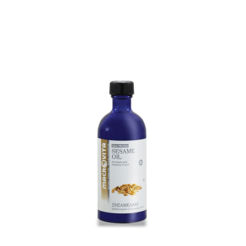 SESAME OIL (ΣΗΣΑΜΕΛΑΙΟ ΨΥΧΡΗΣ ΠΙΕΣΗΣ) MACROVITA 100ml ΛΑΔΙΑ ΒΑΣΕΙΣ SESAME OIL (ΣΗΣΑΜΕΛΑΙΟ ΨΥΧΡΗΣ ΠΙΕΣΗΣ) MACROVITA 100ml ΛΑΔΙΑ ΒΑΣΕΙΣ
