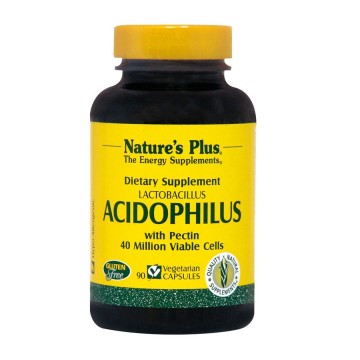 ACIDOPHILUS (ΟΞΕΟΦΙΛΟΣ) NATURE'S PLUS 90vcaps ΠΡΟΒΙΟΤΙΚΑ